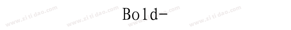 华文宋体 Bold字体转换